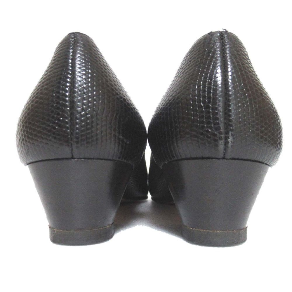 Salvatore Ferragamo Salvatore Ferragamo Salvatore Ferragamo Vara Lizard Pumps Leather Shoes DUTY FREE for USA Size ONE SIZE - 3 Thumbnail