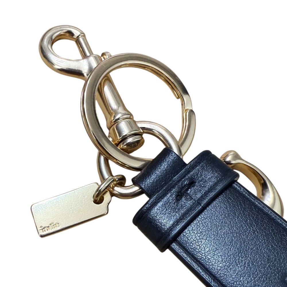 Coach Coach Coach Trigger Snap Leather Key Holder Leather Charm CR727 DUTY FREE for USA Size ONE SIZE - 4 Thumbnail