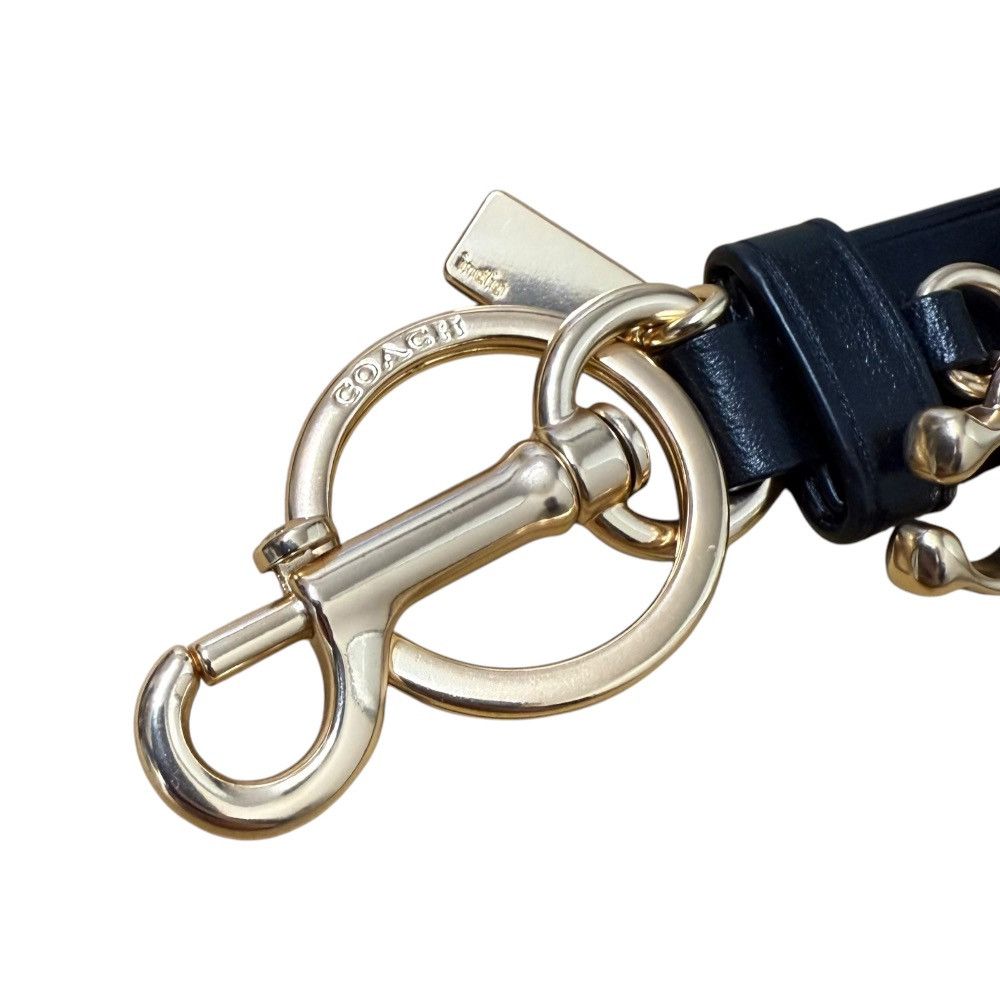 Coach Coach Coach Trigger Snap Leather Key Holder Leather Charm CR727 DUTY FREE for USA Size ONE SIZE - 3 Thumbnail