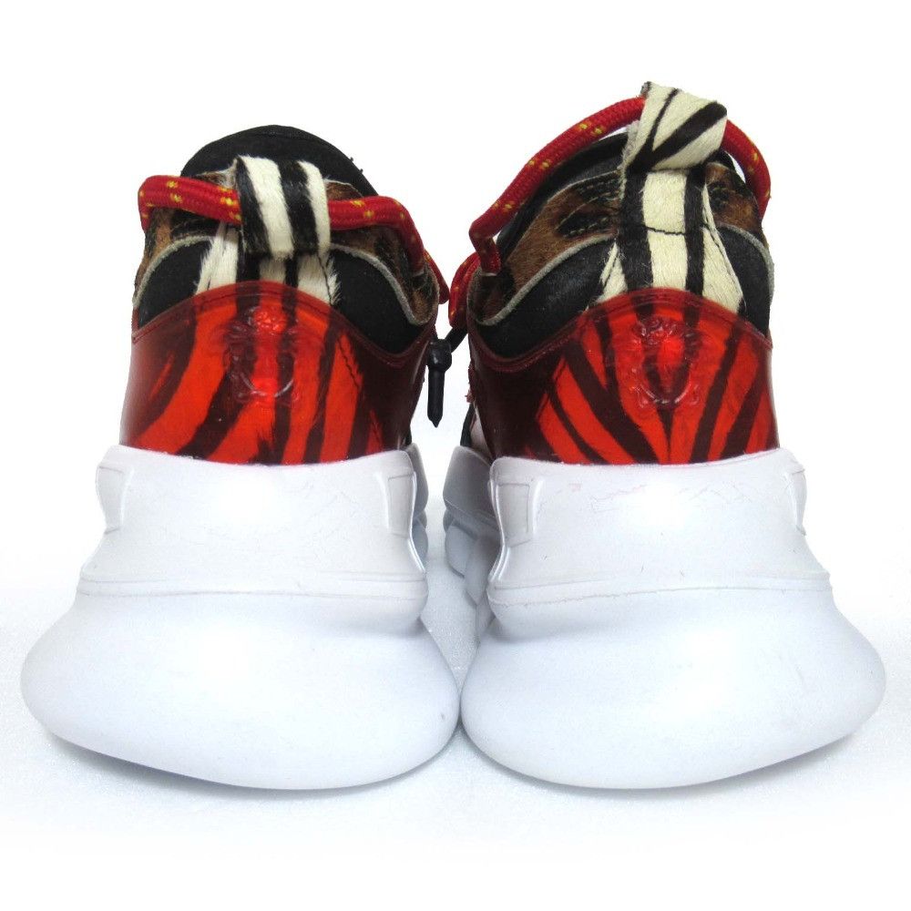 Versace Versace Versace Chain Reaction Sneakers Leather Shoes DUTY FREE for USA Size ONE SIZE - 3 Thumbnail