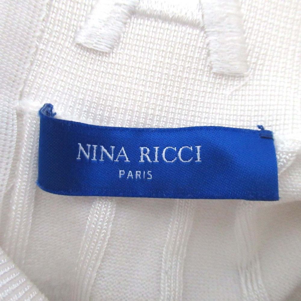 Other Other Nina Ricci High Neck Rib Knit Top Cotton Tops DUTY FREE for USA Size ONE SIZE - 7 Thumbnail