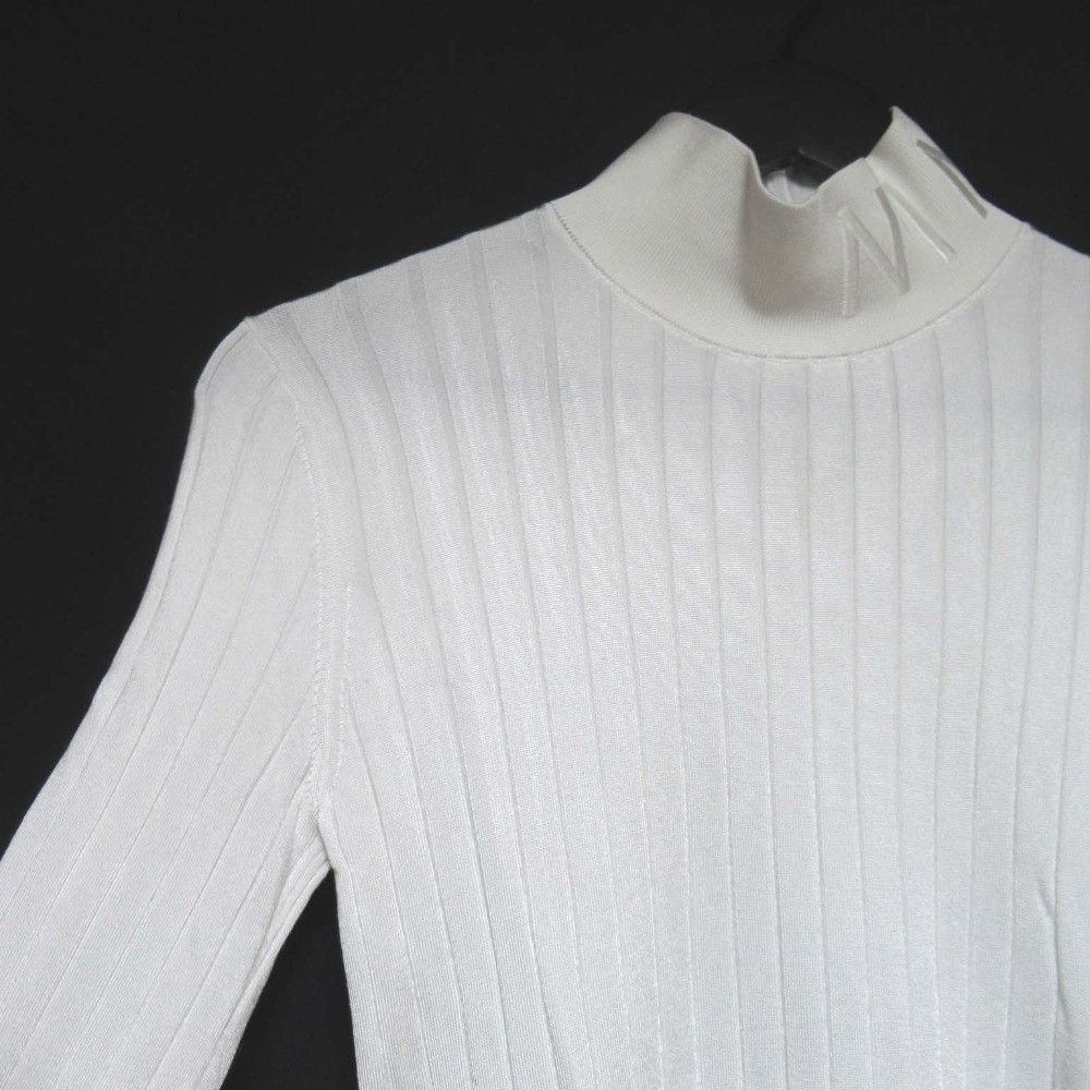 Other Other Nina Ricci High Neck Rib Knit Top Cotton Tops DUTY FREE for USA Size ONE SIZE - 3 Thumbnail