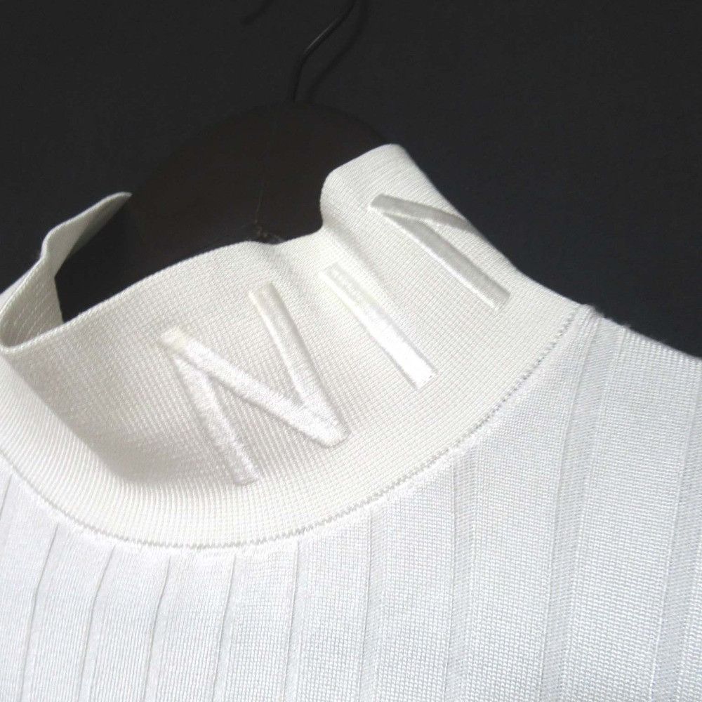 Other Other Nina Ricci High Neck Rib Knit Top Cotton Tops DUTY FREE for USA Size ONE SIZE - 4 Thumbnail