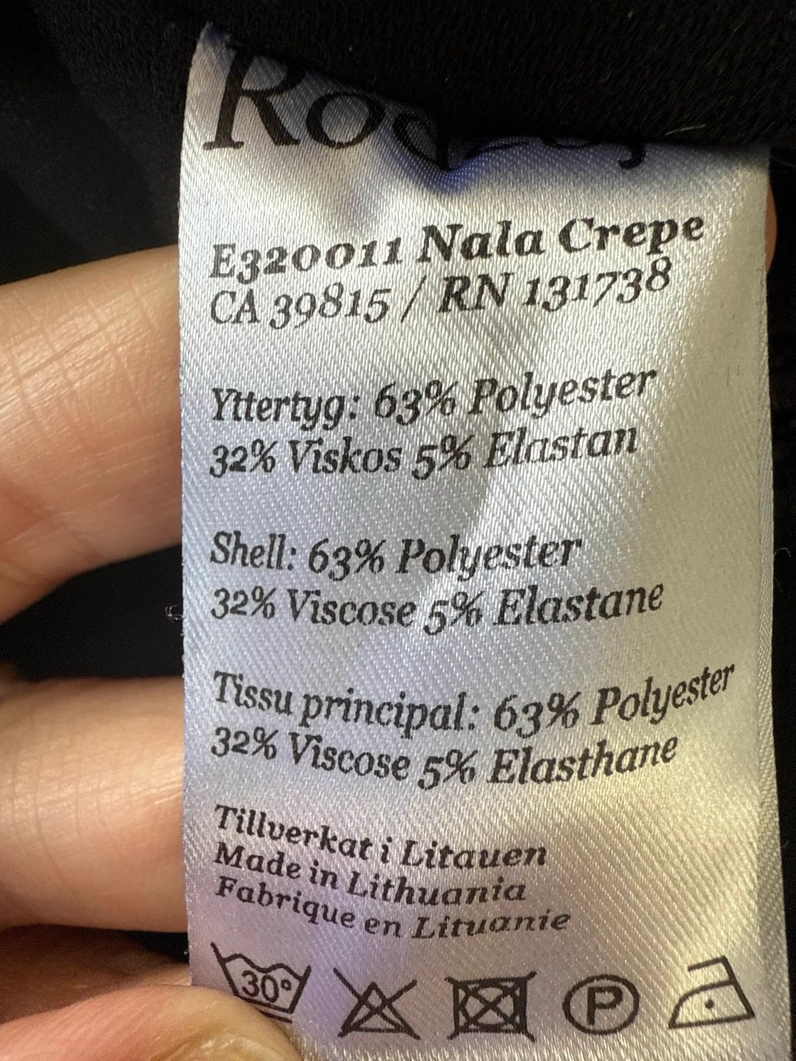 Rodebjer Rodebjer Nala Crepe Pants Size 30" / US 8 / IT 44 - 3 Thumbnail