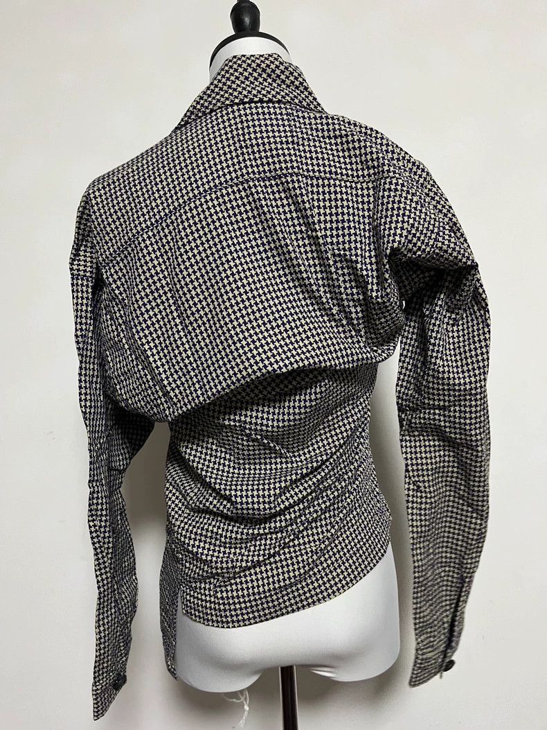 Vivienne Westwood Vivienne Westwood Purple Houndstooth Shirt - dmc Size US M / EU 48-50 / 2 - 2 Thumbnail