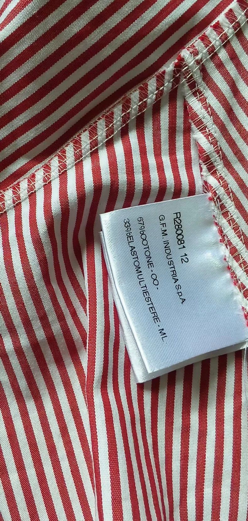 Vivienne Westwood Vivienne Westwood Red Striped Short Sleeve Shirt - dmc Size US L / EU 52-54 / 3 - 4 Thumbnail