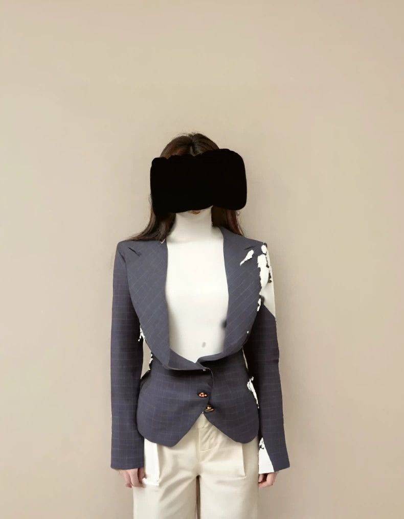 Vivienne Westwood Vivienne Westwood Blue Gray Plaid Blazer - dmc Size US L / EU 52-54 / 3 - 7 Thumbnail