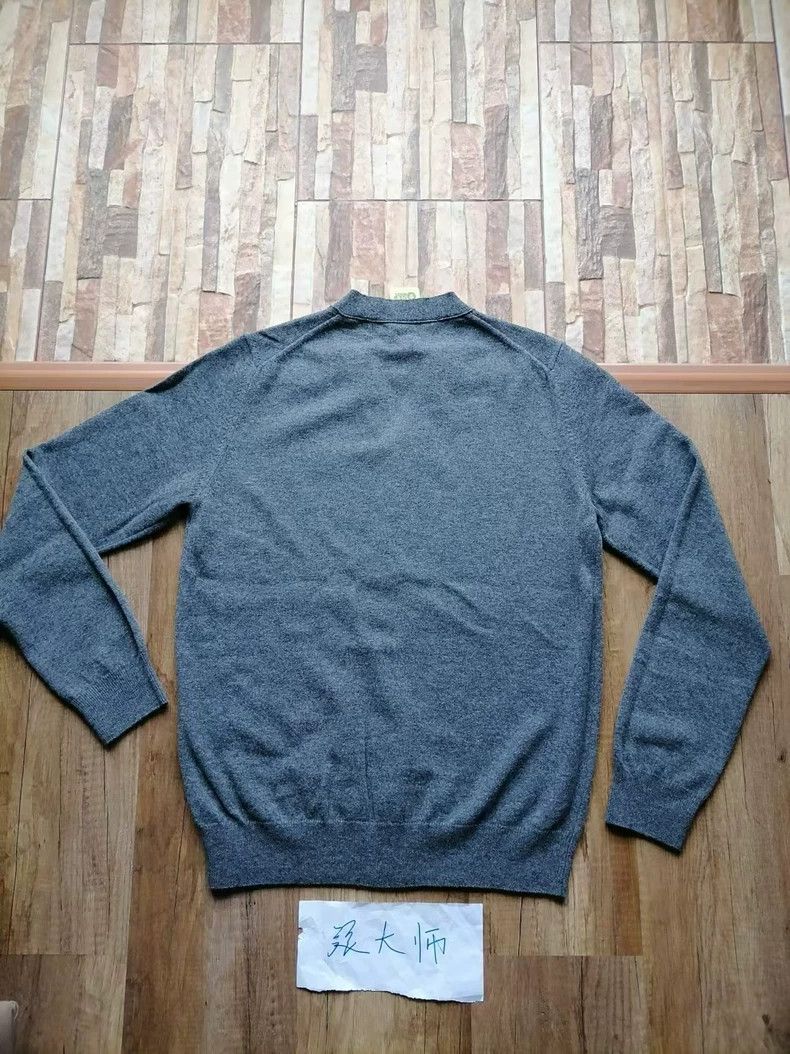 Comme des Garcons CDG Grey Cardigan with Gold Heart Logo - dmc Size US L / EU 52-54 / 3 - 7 Thumbnail