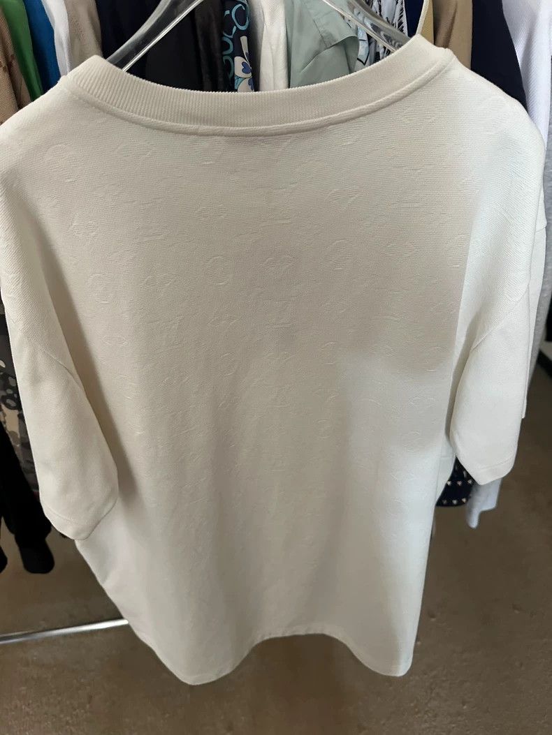 Louis Vuitton Louis Vuitton White Short Sleeve Top - dmc Size US L / EU 52-54 / 3 - 2 Thumbnail