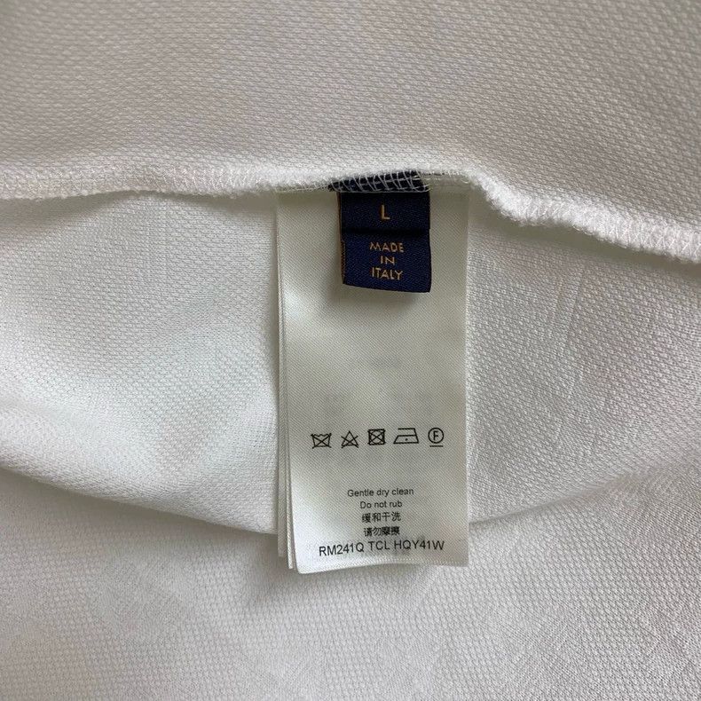 Louis Vuitton Louis Vuitton White Short Sleeve Top - dmc Size US L / EU 52-54 / 3 - 4 Thumbnail