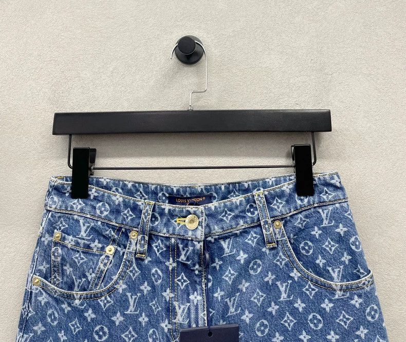 Louis Vuitton Louis Vuitton 2025 Blue Denim Jeans - dmc Size US 36 / EU 52 - 4 Thumbnail