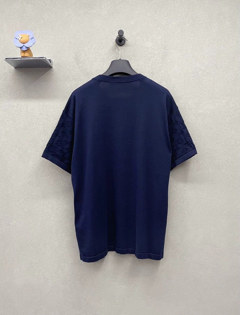 Louis Vuitton Louis Vuitton Dark Blue Short Sleeve Shirt - dmc Size US M / EU 48-50 / 2 - 3 Thumbnail