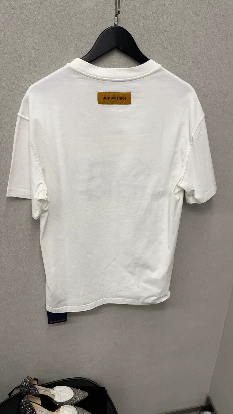 Louis Vuitton Louis Vuitton White Short Sleeve T-shirt - dmc Size US L / EU 52-54 / 3 - 2 Thumbnail
