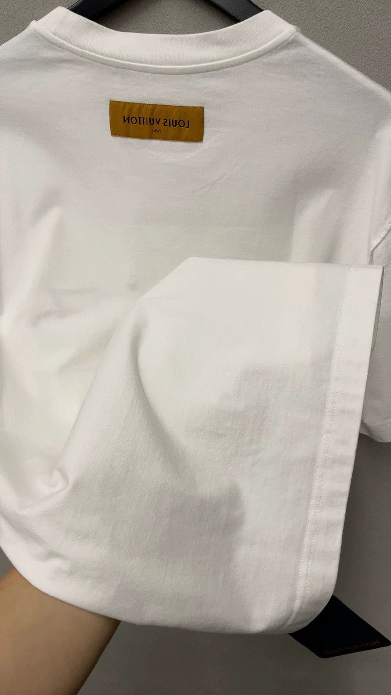 Louis Vuitton Louis Vuitton White Short Sleeve T-shirt - dmc Size US L / EU 52-54 / 3 - 9 Thumbnail