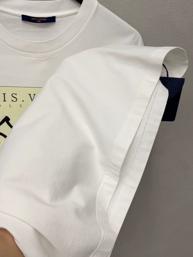 Louis Vuitton Louis Vuitton White Short Sleeve T-shirt - dmc Size US L / EU 52-54 / 3 - 5 Thumbnail