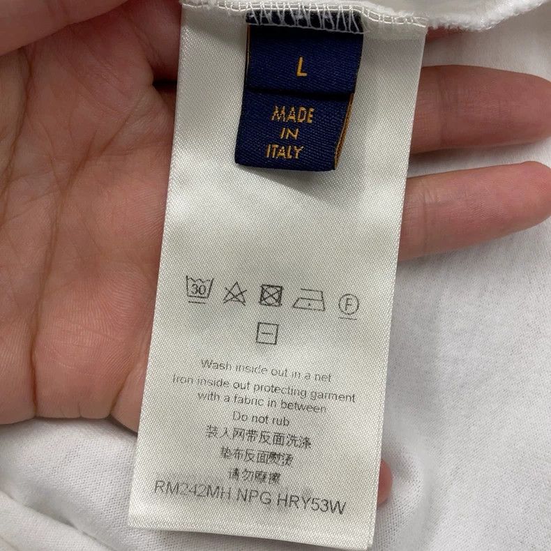 Louis Vuitton LV x NBA Logo Embroidered Short Sleeve T-shirt - dmc Size US L / EU 52-54 / 3 - 9 Thumbnail