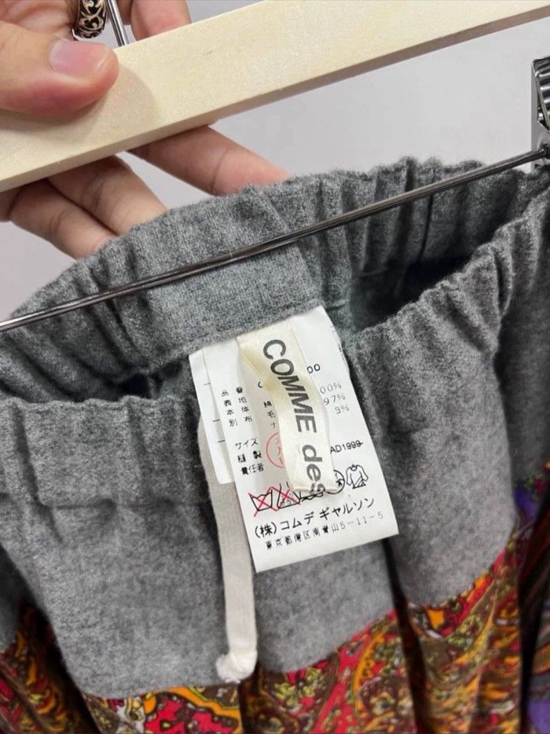 Comme des Garcons Comme des Garçons 1999 Patchwork Pleated Skirt - dmc Size US 28 / EU 44 - 3 Thumbnail