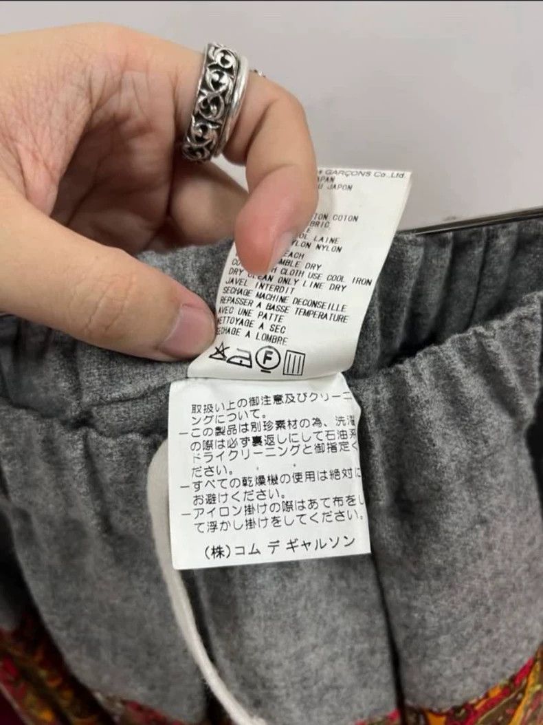 Comme des Garcons Comme des Garçons 1999 Patchwork Pleated Skirt - dmc Size US 28 / EU 44 - 6 Thumbnail