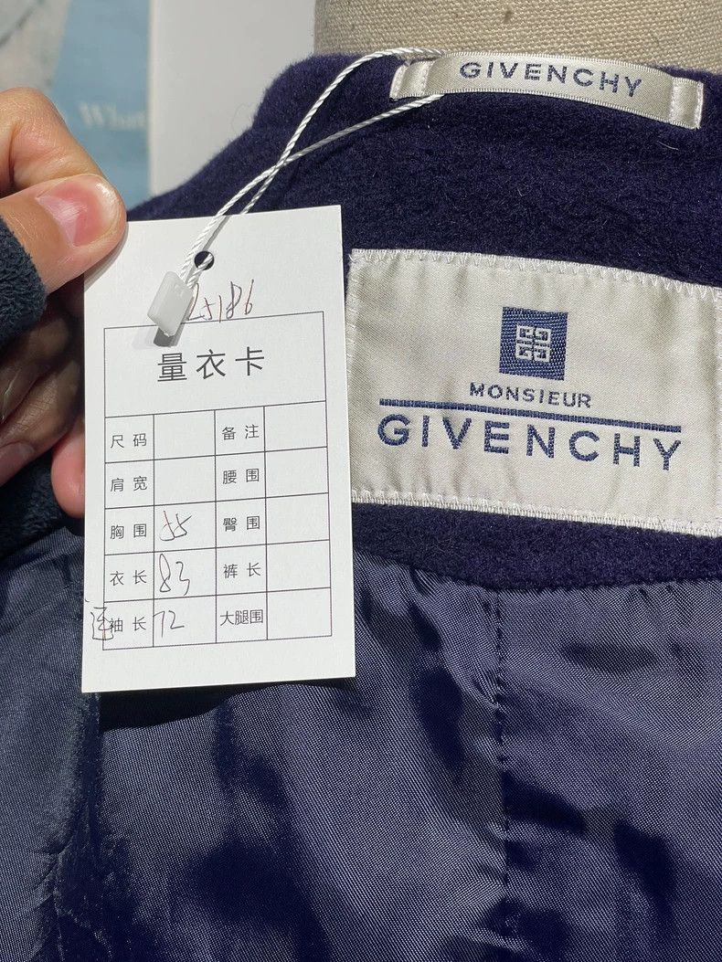 Givenchy Givenchy Vintage Wool Mid-Length Coat - dmc Size US XL / EU 56 / 4 - 7 Thumbnail