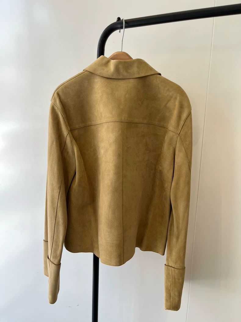 Loewe LOEWE Beige Suede Leather Jacket - dmc Size US M / EU 48-50 / 2 - 5 Thumbnail