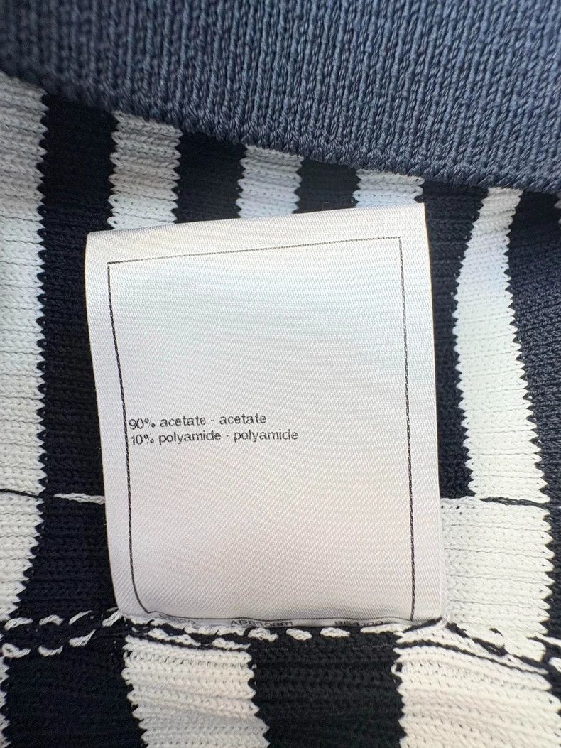 Chanel Chanel Blue White Stripe Knit Top - dmc Size US M / EU 48-50 / 2 - 8 Thumbnail