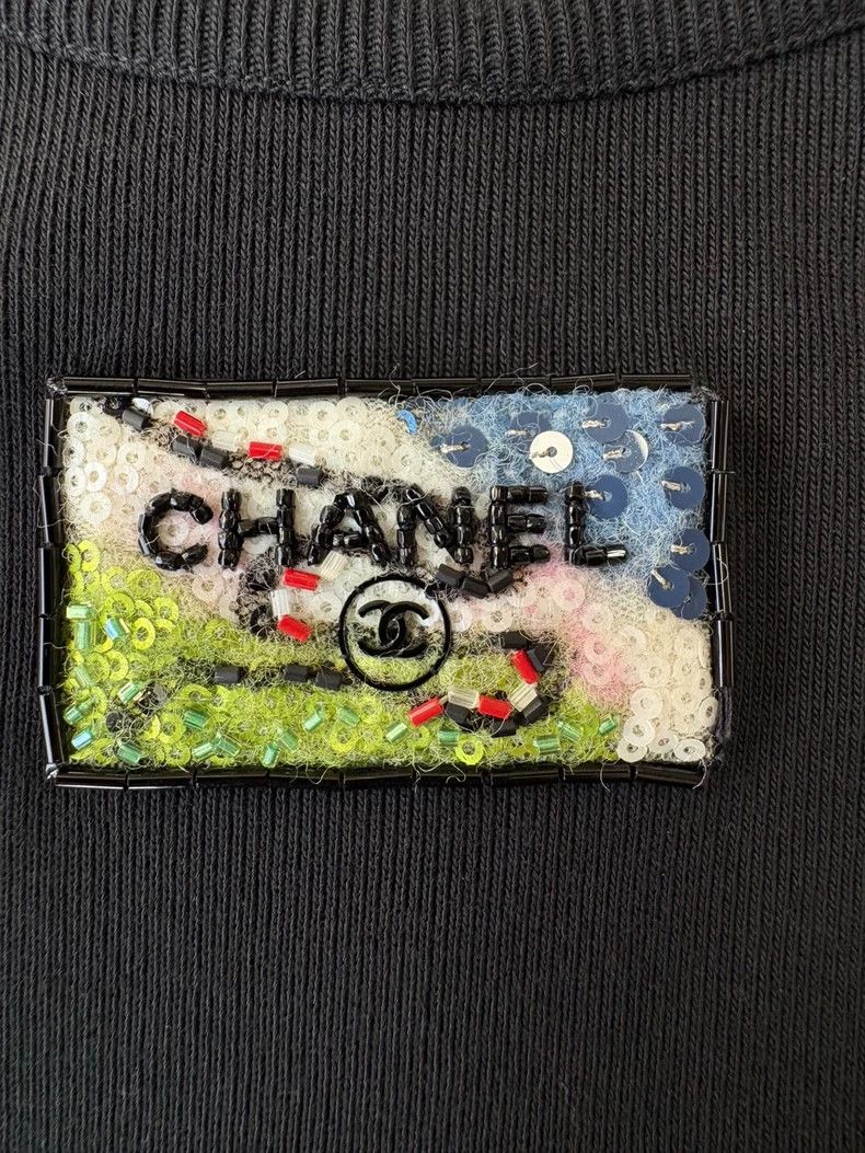 Chanel Chanel Embroidered Beaded Sequin Letter T-Shirt - dmc Size US XS / EU 42 / 0 - 4 Thumbnail