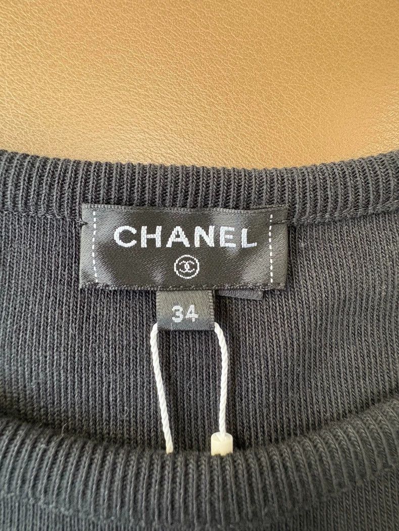 Chanel Chanel Embroidered Beaded Sequin Letter T-Shirt - dmc Size US XS / EU 42 / 0 - 5 Thumbnail