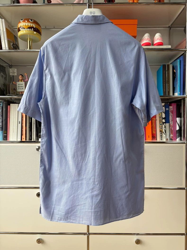 Gucci Gucci Red Logo Blue White Bowling Shirt - dmc Size M / US 6-8 / IT 42-44 - 3 Thumbnail