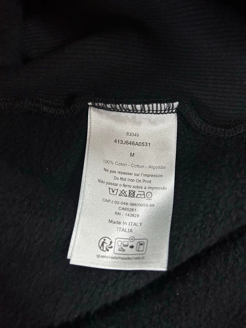 Dior Dior Rainbow Logo Black Hoodie - dmc Size US M / EU 48-50 / 2 - 6 Thumbnail