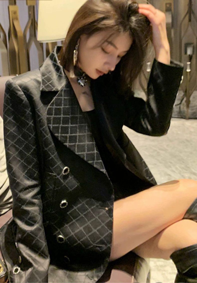 Chanel Chanel Black Double-Breasted Quilted Coat - dmc Size US L / EU 52-54 / 3 - 9 Thumbnail