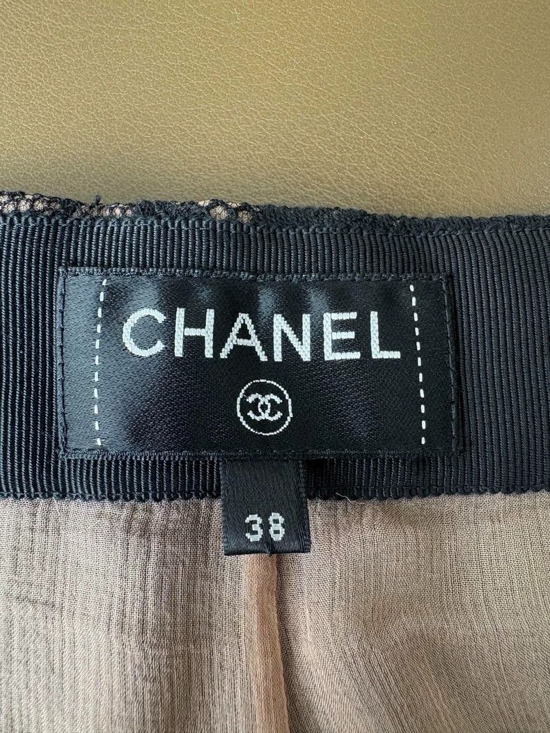 Chanel Chanel Black Lace Wide-Leg Pants - dmc Size US 38 / EU 54 - 7 Thumbnail