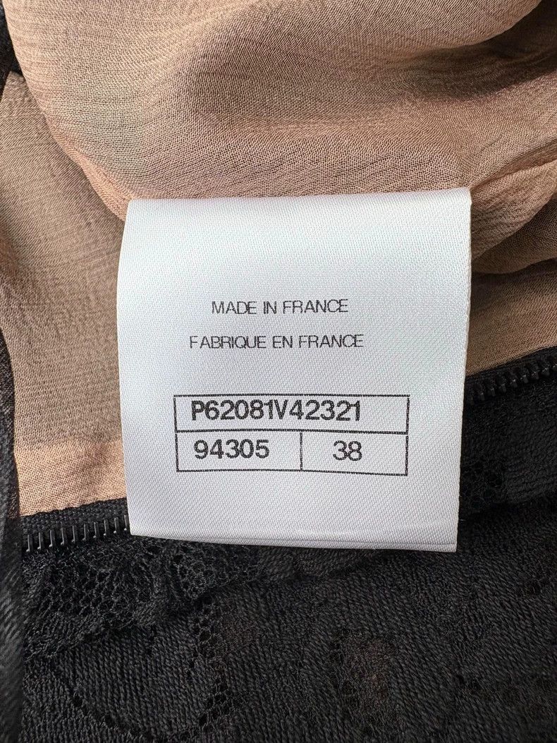 Chanel Chanel Black Lace Wide-Leg Pants - dmc Size US 38 / EU 54 - 8 Thumbnail