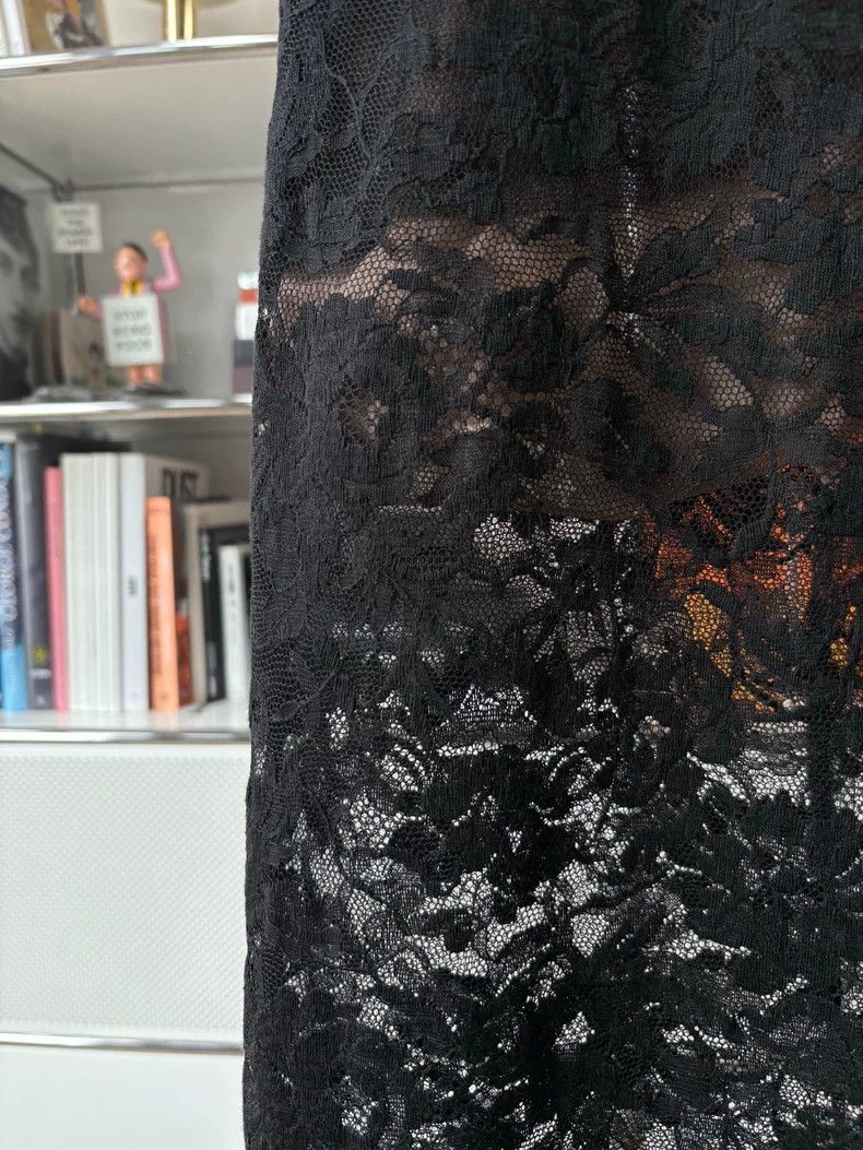 Chanel Chanel Black Lace Wide-Leg Pants - dmc Size US 38 / EU 54 - 4 Thumbnail