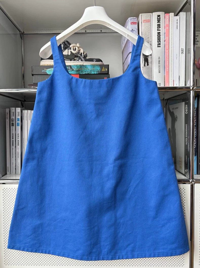 Prada Prada Blue Sleeveless A-Line Dress - dmc Size US 38 / EU 54 - 4 Thumbnail
