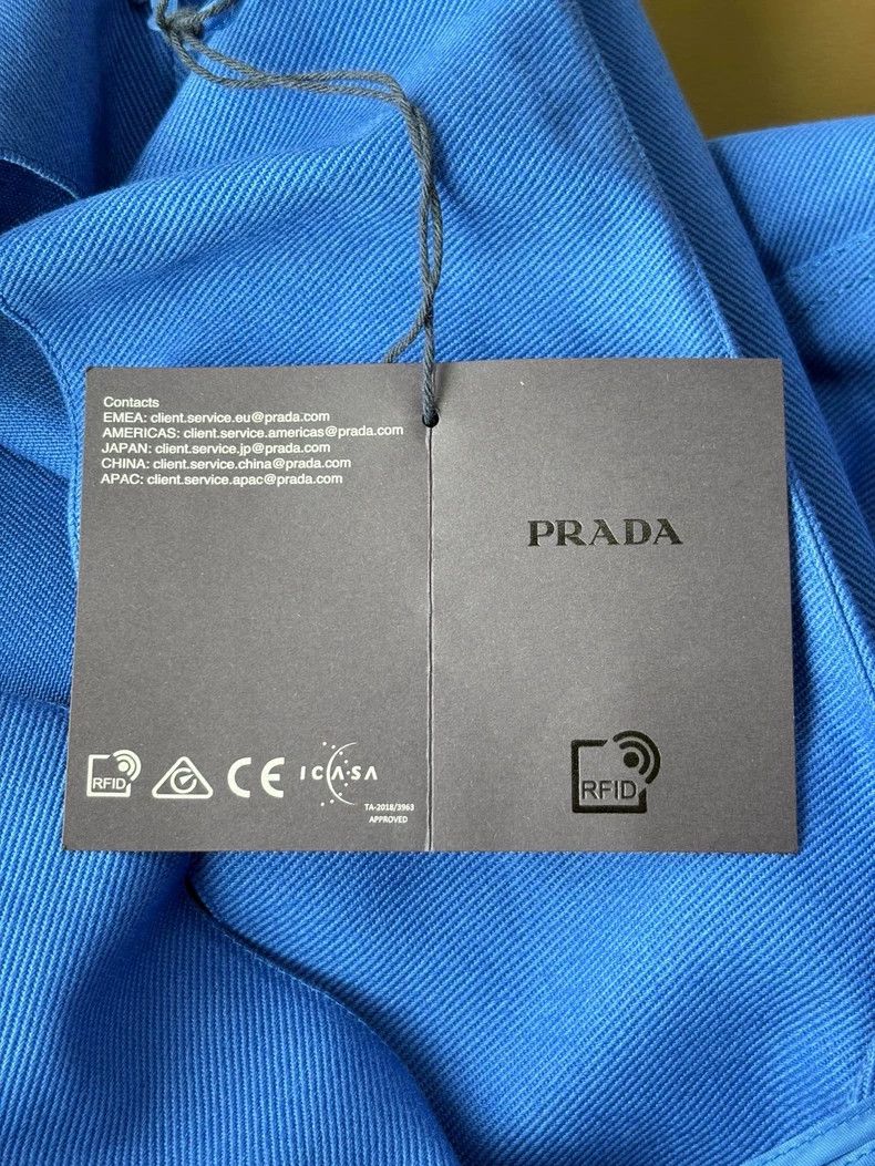 Prada Prada Blue Sleeveless A-Line Dress - dmc Size US 38 / EU 54 - 7 Thumbnail