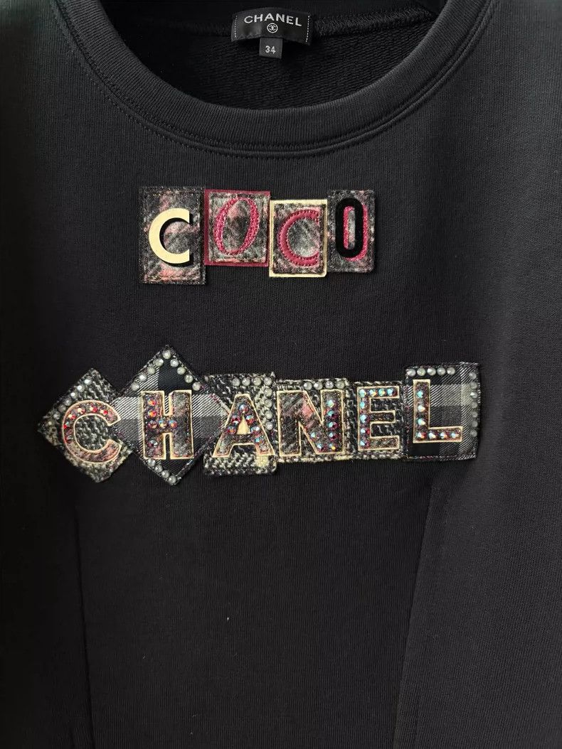 Chanel Chanel 21B Crystal Letter Short Sleeve Tee - dmc Size US XS / EU 42 / 0 - 4 Thumbnail