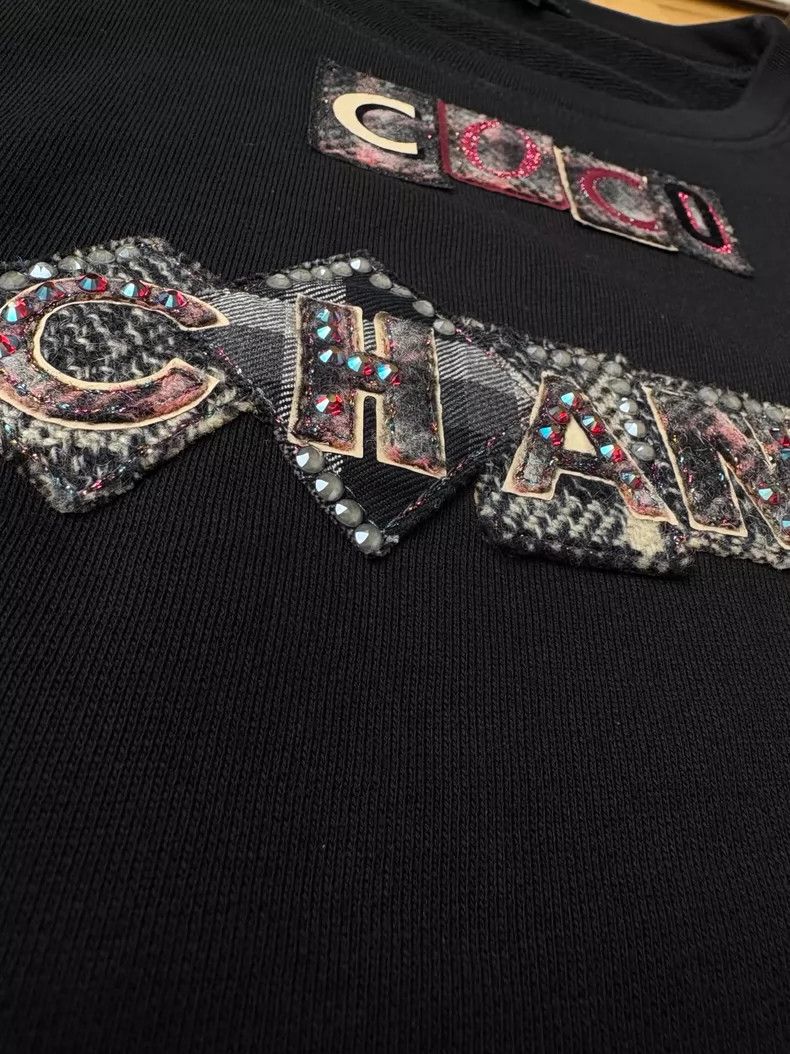 Chanel Chanel 21B Crystal Letter Short Sleeve Tee - dmc Size US XS / EU 42 / 0 - 5 Thumbnail