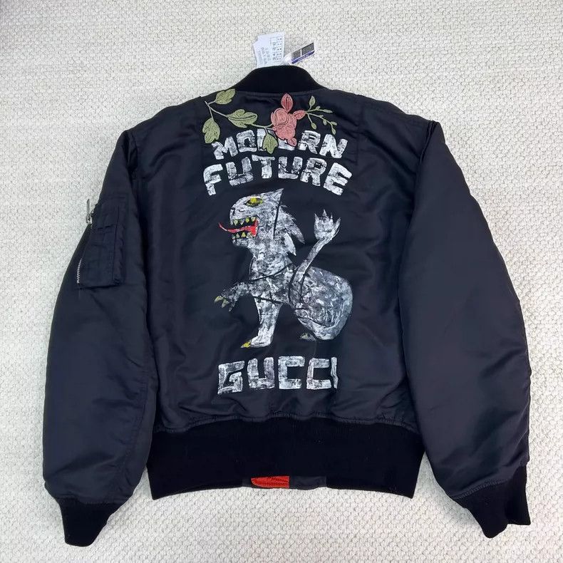 Gucci Gucci Two-Sided Embroidered Bomber Jacket - dmc Size US M / EU 48-50 / 2 - 3 Thumbnail