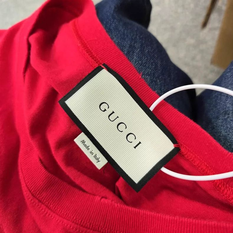 Gucci Gucci Red Short Sleeve T-shirt - dmc Size US XS / EU 42 / 0 - 4 Thumbnail