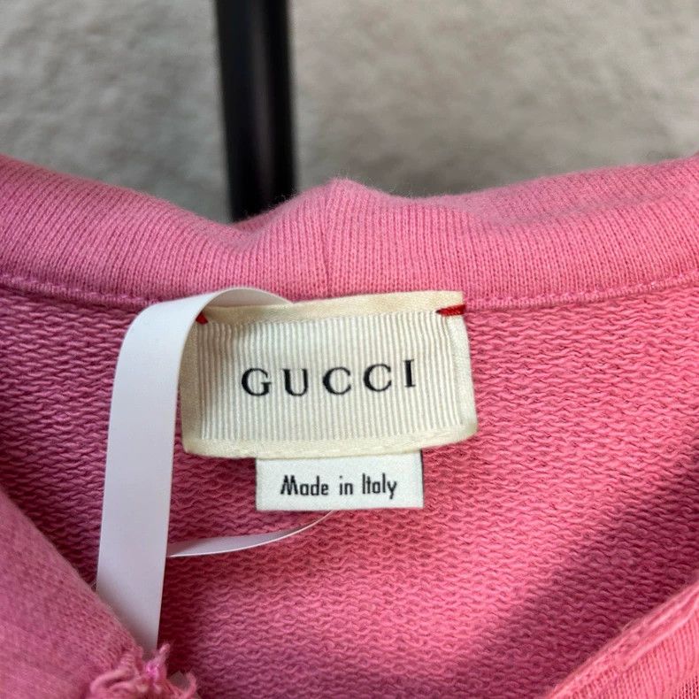 Gucci Gucci Pink Hooded Sweatshirt - dmc Size US L / EU 52-54 / 3 - 3 Thumbnail