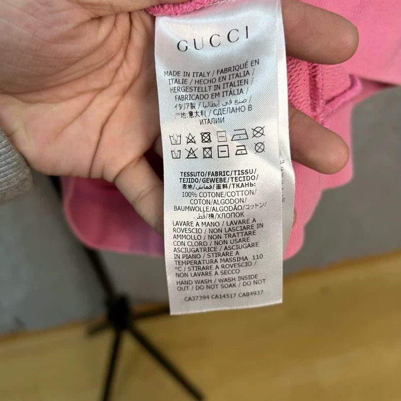 Gucci Gucci Pink Hooded Sweatshirt - dmc Size US L / EU 52-54 / 3 - 4 Thumbnail