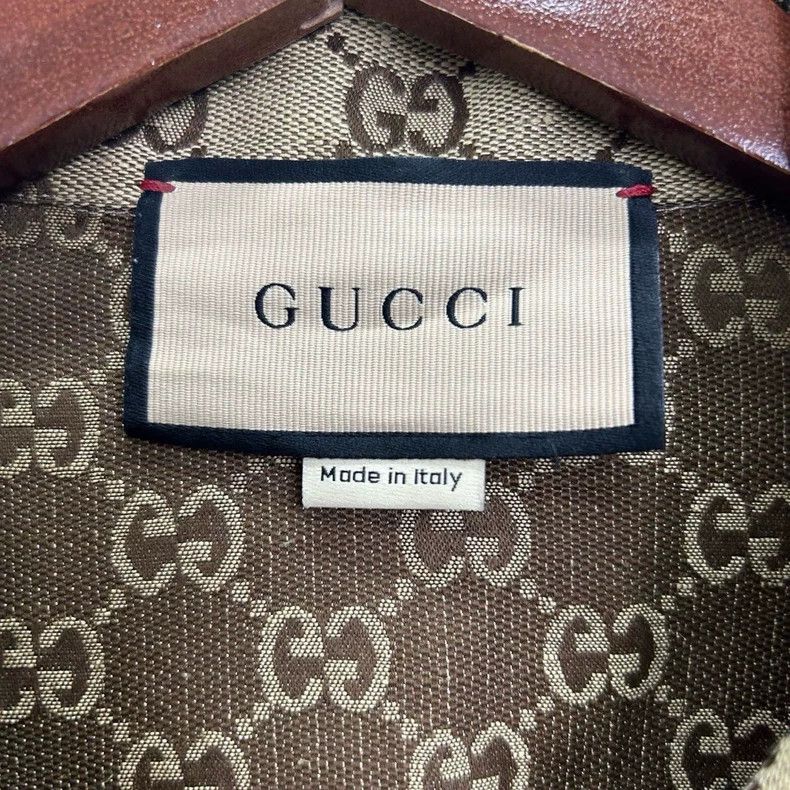 Gucci Gucci Brown GG Monogram Short Sleeve Shirt - dmc Size US L / EU 52-54 / 3 - 3 Thumbnail