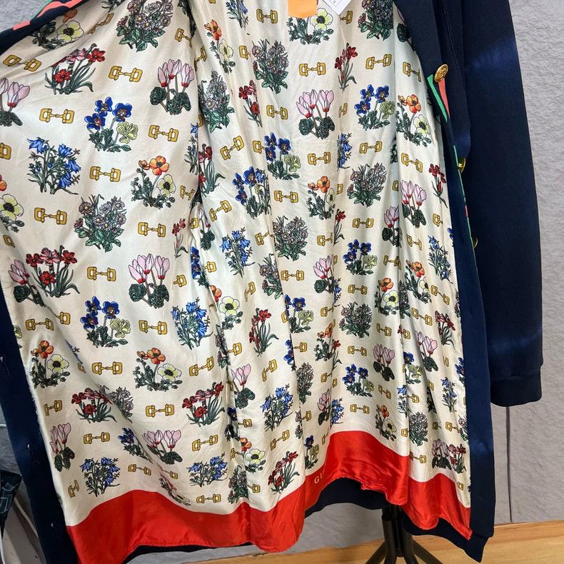 Gucci Gucci Navy Tie-Dye Windbreaker Coat - dmc Size US S / EU 44-46 / 1 - 3 Thumbnail