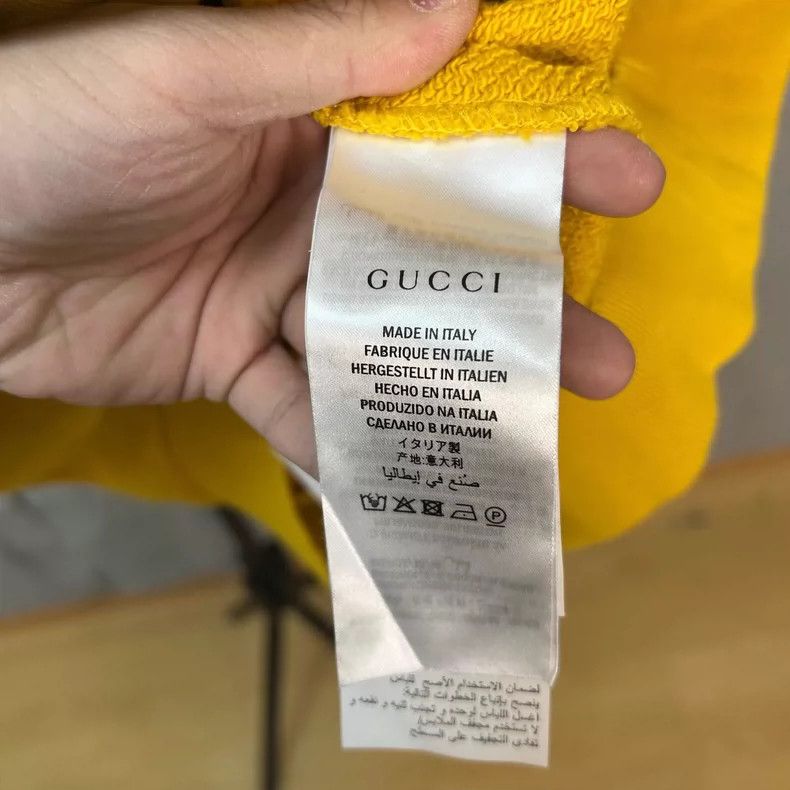 Gucci Gucci Sanskrit Embroidery Yellow Hoodie - dmc Size US S / EU 44-46 / 1 - 4 Thumbnail