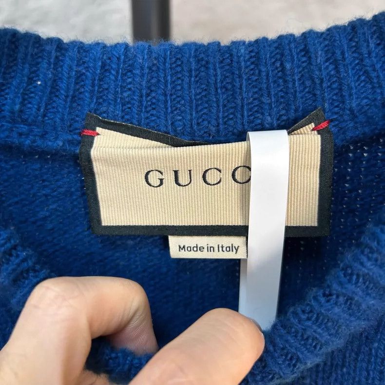 Gucci Gucci Striped Logo Chest Sweater - dmc Size US S / EU 44-46 / 1 - 3 Thumbnail
