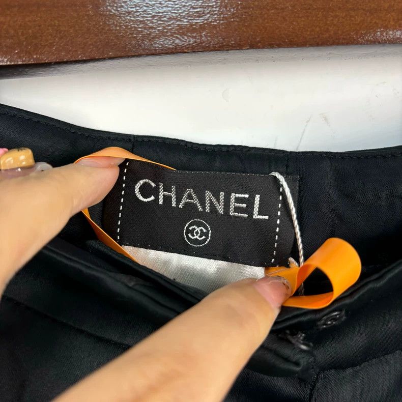 Chanel Chanel Black Formal Trousers Size 38 - dmc Size US 38 / EU 54 - 3 Thumbnail