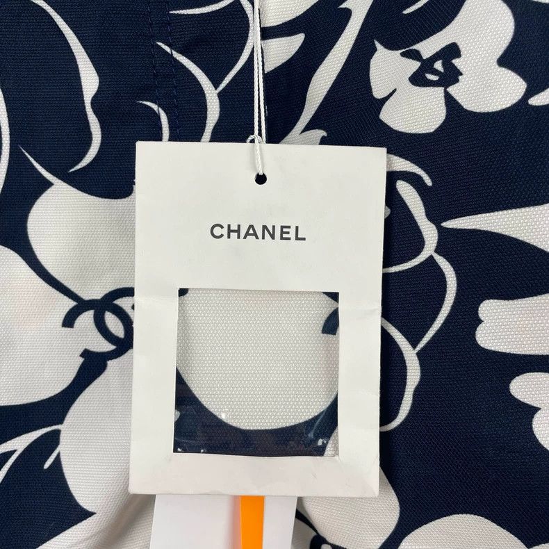 Chanel Chanel Navy White Camellia Shorts - dmc Size US 34 / EU 50 - 5 Thumbnail