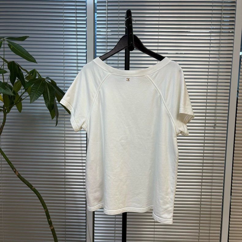 Chanel Chanel Camellia Double C Short Sleeve Top - dmc Size US L / EU 52-54 / 3 - 5 Thumbnail