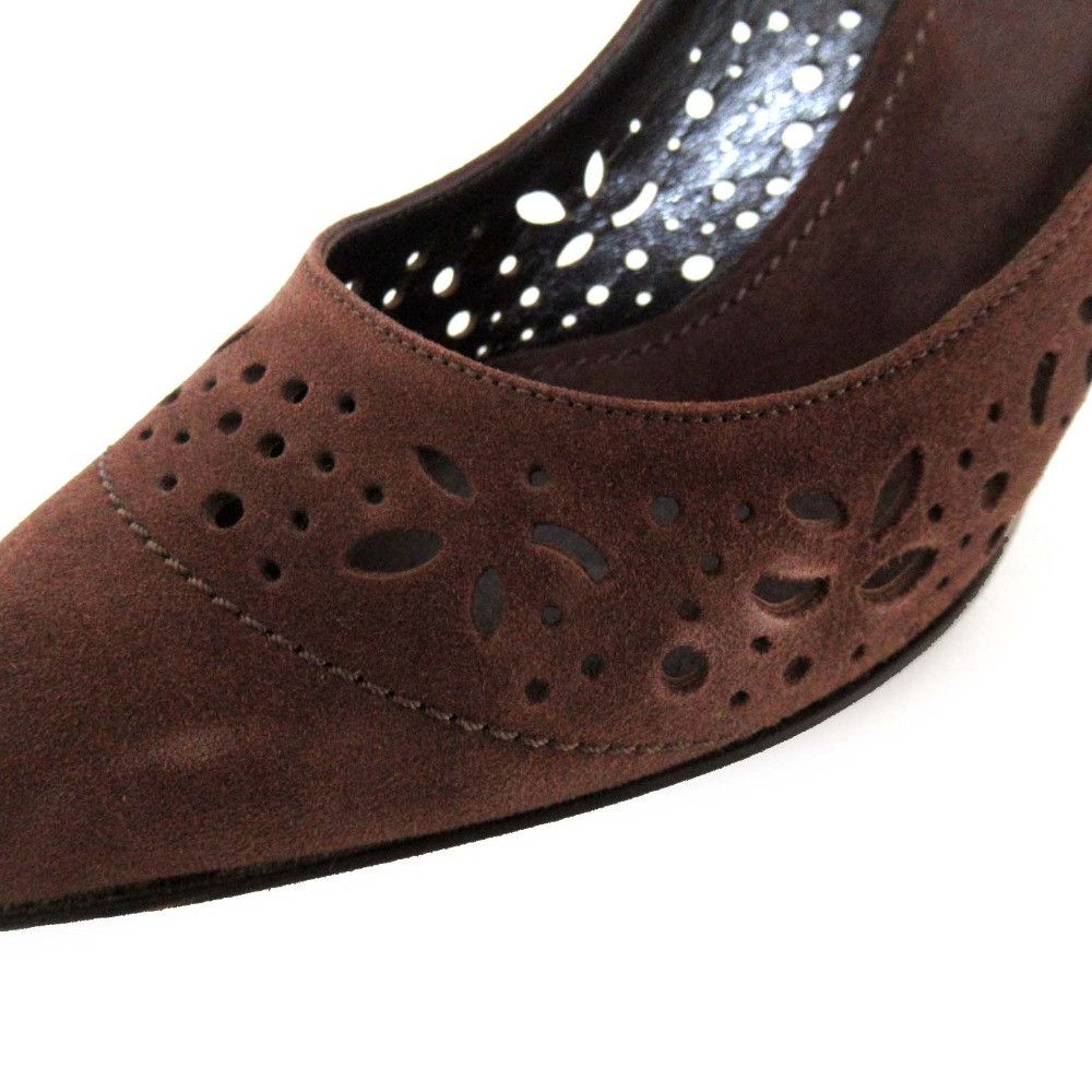 Louis Vuitton Louis Vuitton Cutwork Suede Pumps Suede Shoes DUTY FREE for USA