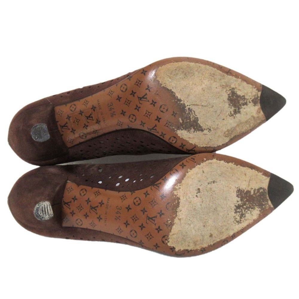Louis Vuitton Louis Vuitton Cutwork Suede Pumps Suede Shoes DUTY FREE for USA